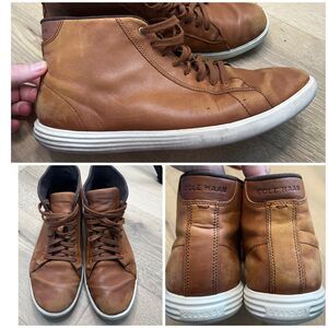 Cole Haan Men’s Chestnut Hightop Shoes Size 8.5